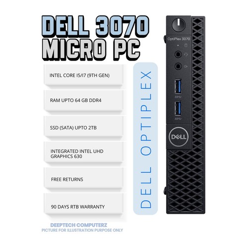 Dell optiplex 3070 - micro, pc