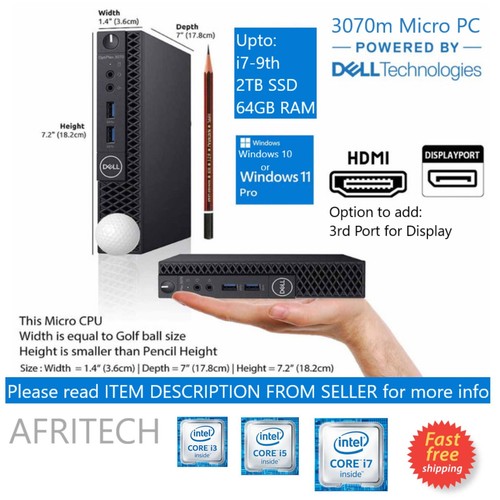 Dell 3070 micro 9700 2tb - micro, i7-9700